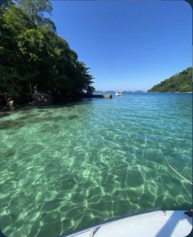 Ilha do Algodão, no lado sul de Paraty