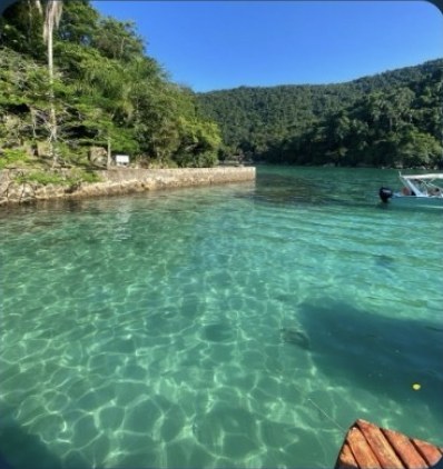 Ilha da Pescaria, no lado sul de Paraty